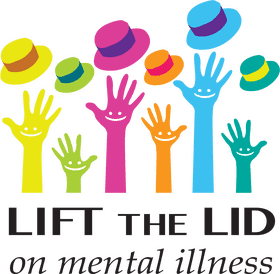 Colorful Hands Awareness Ribbon for Mental Health PNG