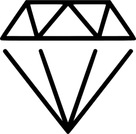 Radiant Gemstone Elegance in Every Facet PNG