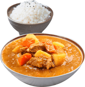 Delicious Presentation of Comforting Meal PNG