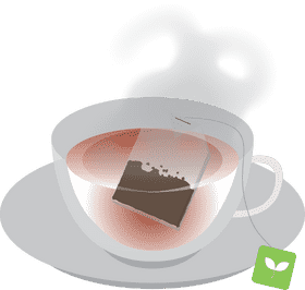 Steaming Serenity A Perfect Tea Cup Experience PNG