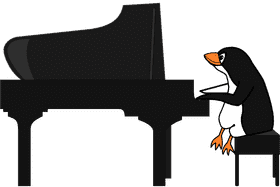 Piano Melodies from the Charming Penguin PNG