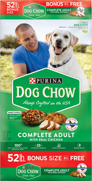 Purina Dog Chow Real Chicken for Happy Dogs PNG