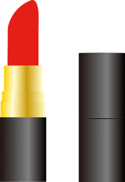 Radiant Red Lipstick Elegance PNG