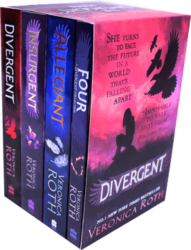 Book Series of Dystopian Choices and Courage PNG