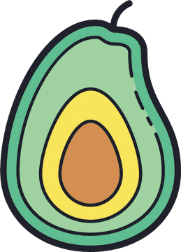 Avocado Toast Delight A Smooth Green Treat PNG