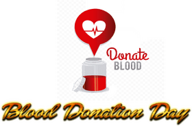 Save Lives Donate Blood Today! PNG
