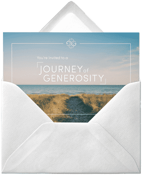 Envelope Mail for a Journey of Generosity PNG