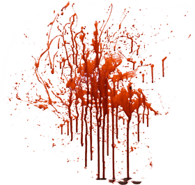 Blood Rain A Splash of Crimson Chaos PNG
