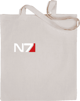 Stylish N7 Logo Eco Bag for Everyday Use PNG