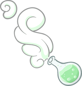 Refreshing Toothpaste Potion in a Bottle PNG
