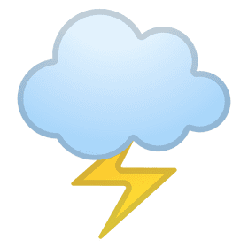 Thunderous Cloud Overhead PNG