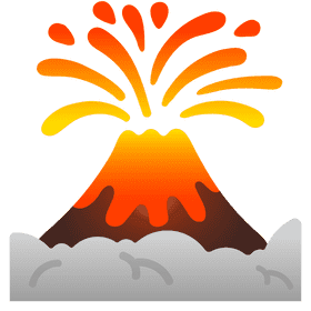 Erupting Volcano of Fiery Destruction PNG