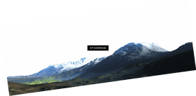 Majestic Mountain Range at Dawn PNG