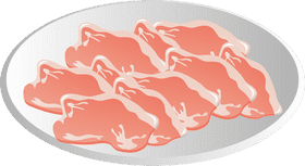 Fresh Cuts of Meat Delight PNG