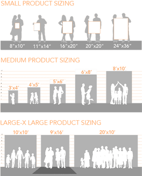 Product Sizing Comparison Chart by Dimensions PNG