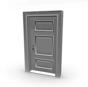 Elegant Classic Door Design PNG