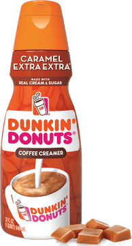 Creamy Caramel Delight Coffee Creamer PNG
