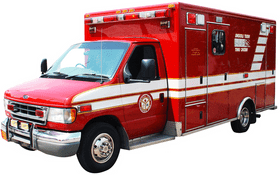 Emergency Response Ambulance for Critical Care PNG