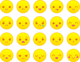 Emoticon Expressions for Every Mood PNG