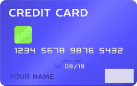 Modern Credit Card Design for Easy Transactions PNG