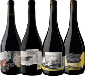 Artisanal Wine Bottle Collection Showcase PNG