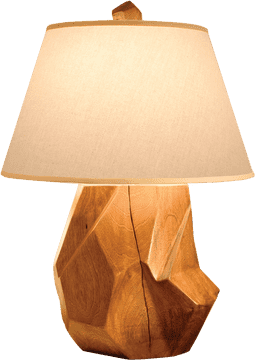 Natural Elegance Artistic Lamp and Light Design PNG