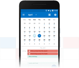 Interactive Calendar for April Events and Reminders PNG