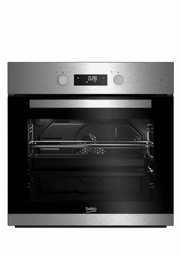 Sleek Stainless Steel Microwave Oven Design PNG