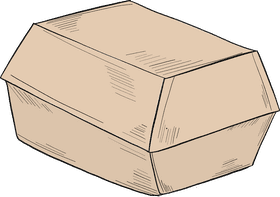 Creative Cardboard Box Design Concept PNG