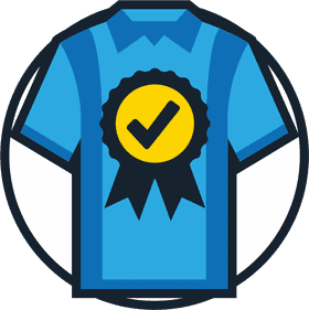 Quality Cloth Awarded for Excellence PNG