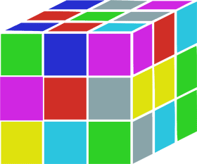 Vibrant Challenge The Ultimate Puzzle Cube Adventure PNG