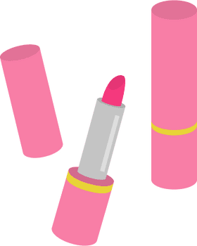 Vibrant Pink Lipstick Elegance PNG