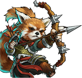 Fierce Arrow Archer of the Forest PNG