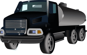 High-Performance Delivery Truck with a Sleek Design PNG