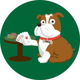 Playful Pet Collar for Your Card-Shark Companion PNG