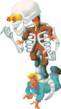 Bone-Buddies The Skeleton's Wild Ride PNG