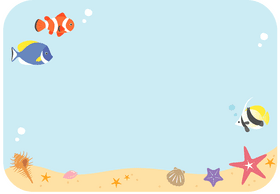 Underwater World of Colorful Fish and Shells PNG