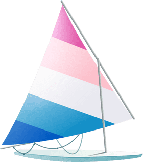 Colorful Ferry Boat Adventure on the Water PNG