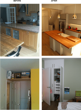 Transformative Kitchen Island Makeover Before and After Insights PNG