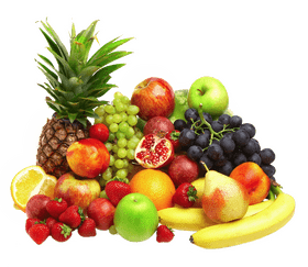 Colorful Fruit Medley of Nature's Bounty PNG