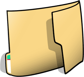 Creative Folder Design for Organized Storage PNG