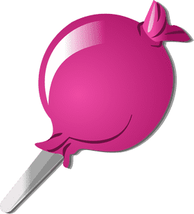 Sweet Peppermint Candy Delight on a Stick PNG