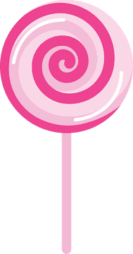 Swirly Pink Delight Lollipop Extravaganza PNG