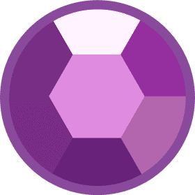 Vibrant Purple Gemstone Delight PNG