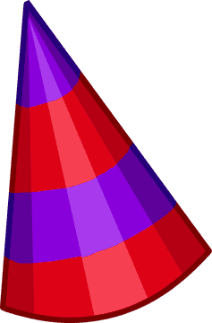 Colorful Party Hat Delight PNG