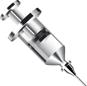 Sterile Syringe for Precise Injections PNG