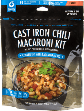 Outdoor Adventure Food Cast Iron Chili Macaroni PNG