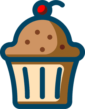 Whimsical Cupcake Stand Delight PNG