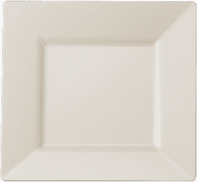 Bone White Square Serving Dish PNG