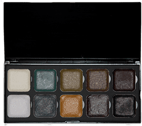 Elegant Metallic Shades Palette for Artistic Creations PNG